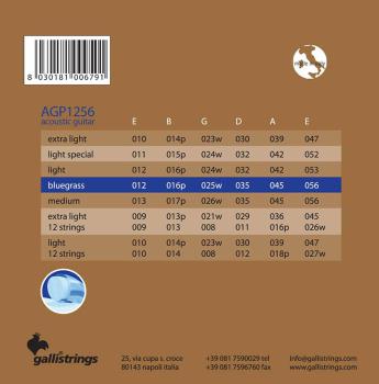 AGP1256 Galli ProCoated Phosphor Bronze Saitensatz Akustikgitarre